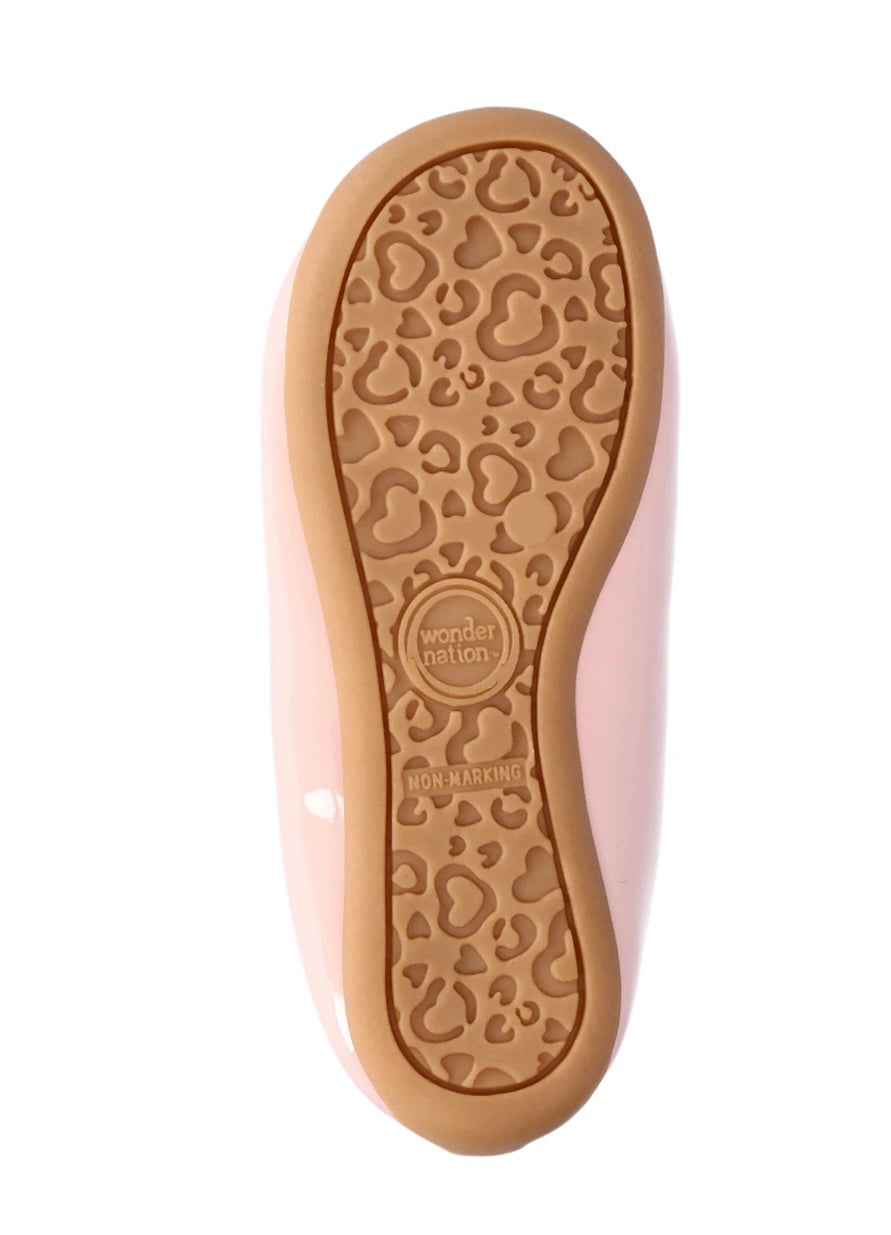 Wonder Nation Girls Bow Ballet Flats