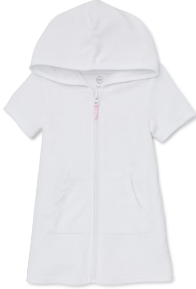 Wonder Nation Toddler Terry Hooded Cover-Up, UV Blocking