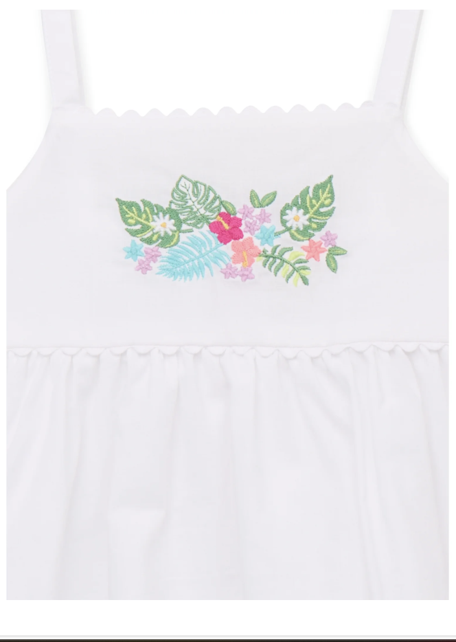 Wonder Nation Toddler Girls Cotton Peplum Cami Top with Embroidery
