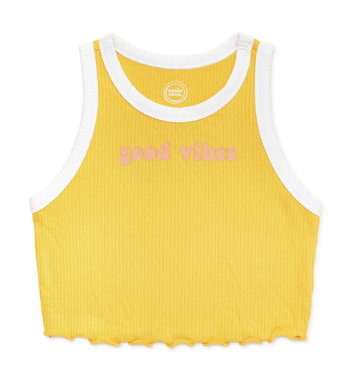 Wonder Nation Girls Crop Tank Top