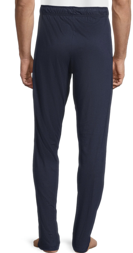 George Men’s Solid Blue Knit Pajama Pants