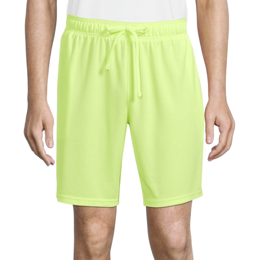 Athletic Works Men's 9" Neon Mesh Shorts