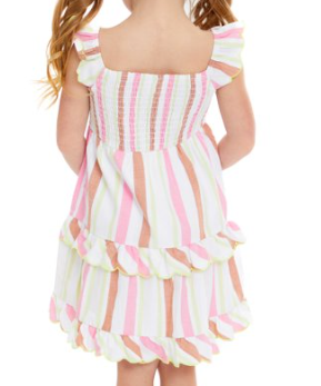 Wonder Nation Baby and Toddler Girl Smocked Sun Dress 12M