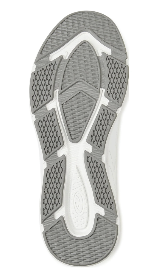 Athletic Works Men's Omar Wide Width Walking Shoe, Wide Width- White