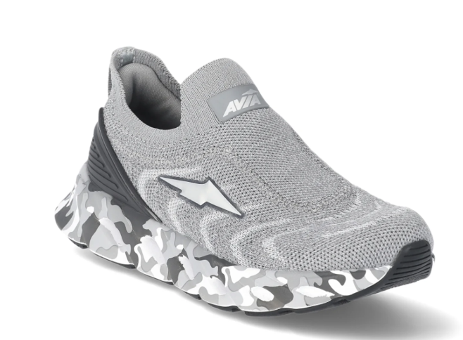 Avia Honeycomb Toddler and Big Boys Slip On Knit Sneakers