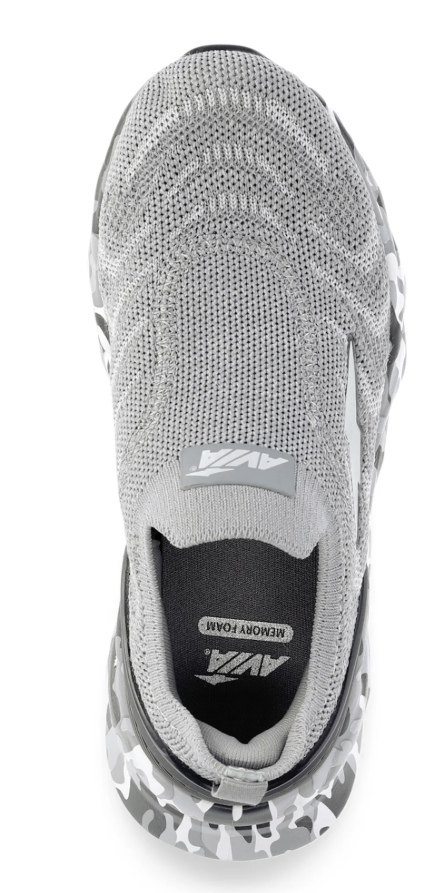 Avia Honeycomb Toddler and Big Boys Slip On Knit Sneakers