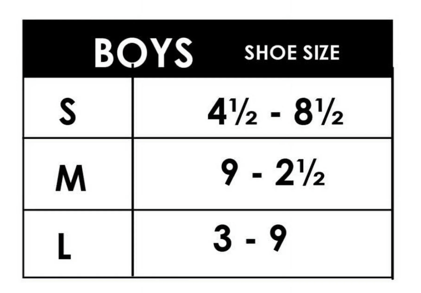 Athletic Works Boys Crew Socks, 3 Pack- Black