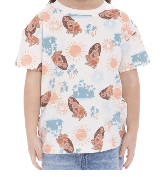 Disney Moana Toddler Short Sleeve Crewneck Tee