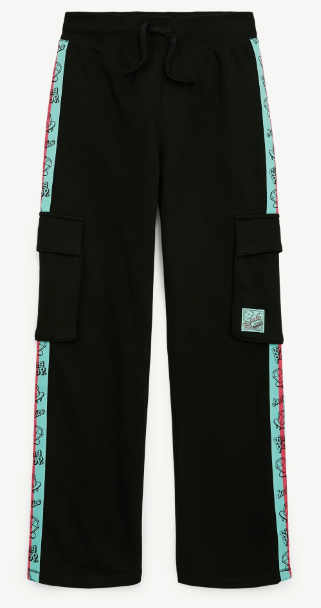 Justice Girls Ring Pop Bazooka Collab Cargo Straight Leg Pant & Hoodie, 2 pc set