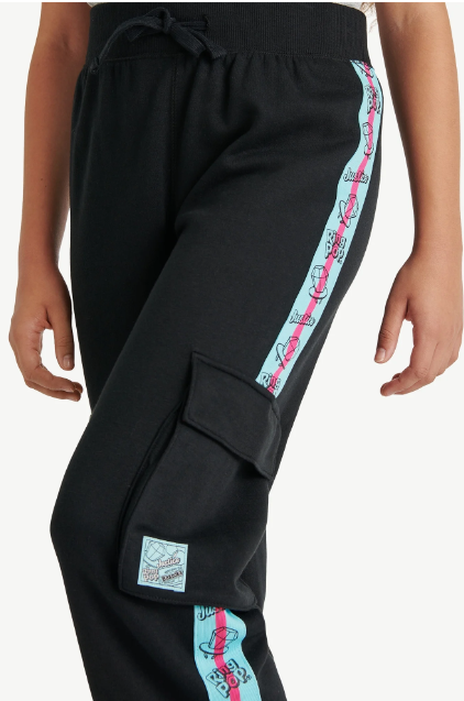 Justice Girls Ring Pop Bazooka Collab Cargo Straight Leg Pant & Hoodie, 2 pc set