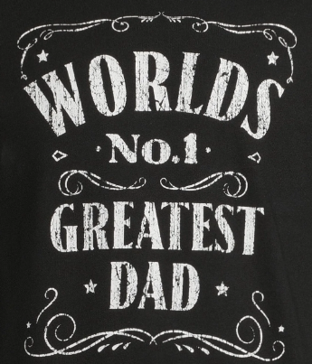 Men's Father's Day Vintage Label Dad Graphic Tee, Short Sleeve Crewneck Shirt from Way to Celebrate