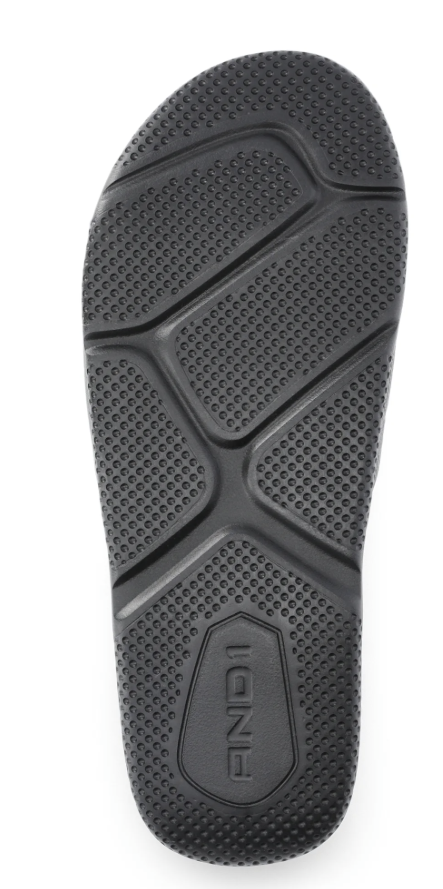 AND1 Men’s Athletic Air Bubble Slide Sandals- BLACK/GREEN