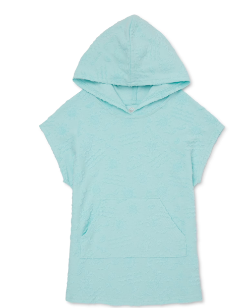 Wonder Nation Toddler Terry Hooded Cover-Up, UV Blocking