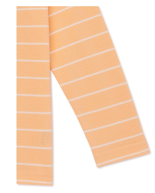 Wonder Nation Toddler Boys Striped Top with Long Sleeves Orange 12M
