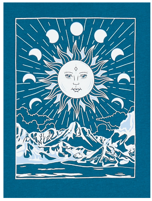 Wonder Nation Moon Meets Sun Apparel, Graphic Long Sleeves T-shirt