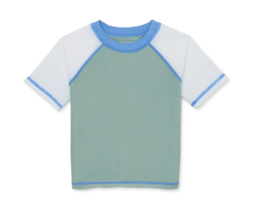 Wonder Nation Baby and Toddler Boy Short Sleeve Swim Rashguard