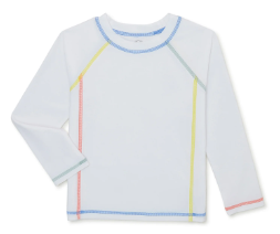 Wonder Nation Baby Long Sleeve Swim Rashguard