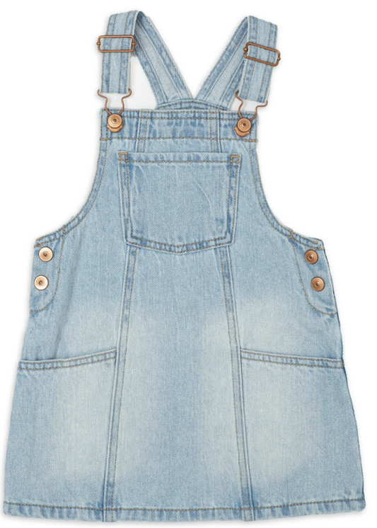 Wonder Nation Toddler Girls Denim Jumper