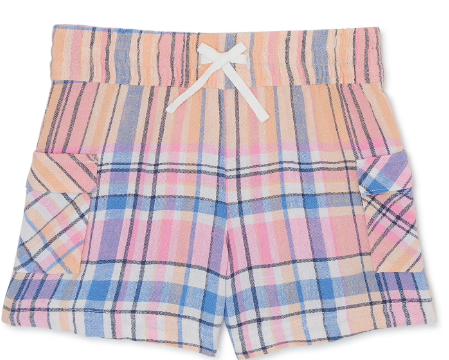 Wonder Nation Girls Pull-On Shorts