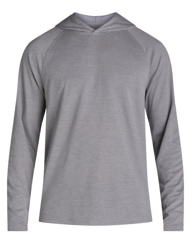 George Men's & Big Men's Lightweight Grey Pullover Hoodie