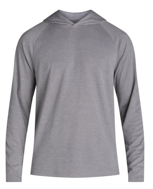 George Men's & Big Men's Lightweight Grey Pullover Hoodie