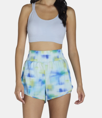 Avia Women's and Women's Plus Running Shorts with Bike Liner- Aqua