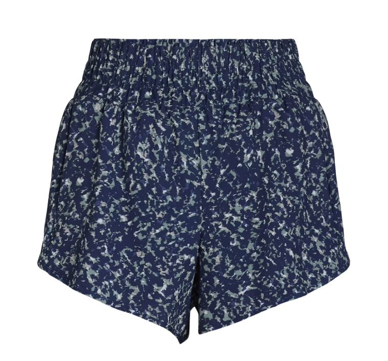 Avia Women's and Women's Plus Running Shorts with Bike Liner- Blue Sapphire