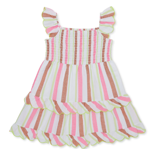 Wonder Nation Baby and Toddler Girl Smocked Sun Dress 12M