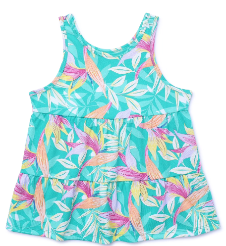 Wonder Nation Girls Swing Tank Top, 4/5 XS