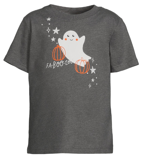 Wonder Nation Toddler Unisex Halloween Graphic Tee, 4T