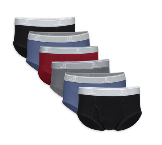 George Men's Briefs, 6-Pack