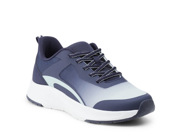 Athletic Works Women's Lifestyle Mesh Jogger Sneakers- Blue