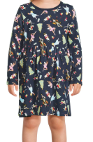 Garanimals Toddler Girls Long Sleeve Print Dress