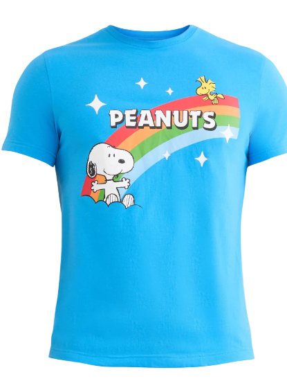 Snoopy Pride Men's & Big Men's Love is Love Graphic Tee