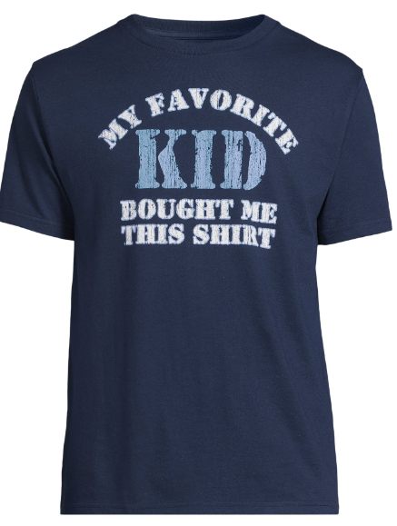 Men's Father's Day Smart Purchase Graphic Tee, Short Sleeve Crewneck Shirt from Way to Celebrate