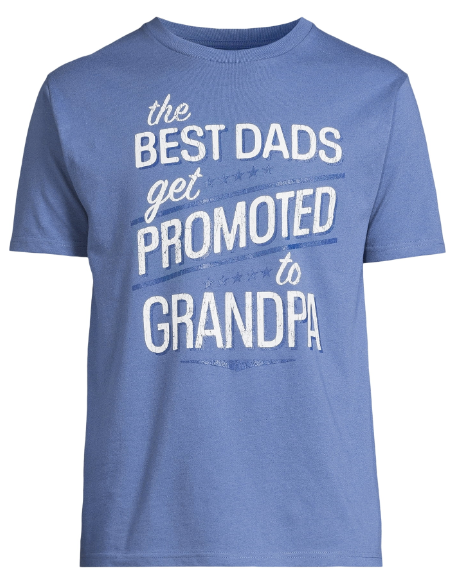 Men's Father's Day Dad Upgrade Graphic Tee, Short Sleeve Crewneck Shirt from Way to Celebrate