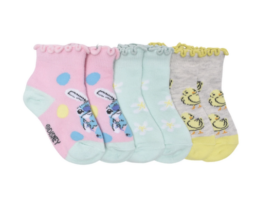 Easter Toddler Ankle Socks, 3-Pack